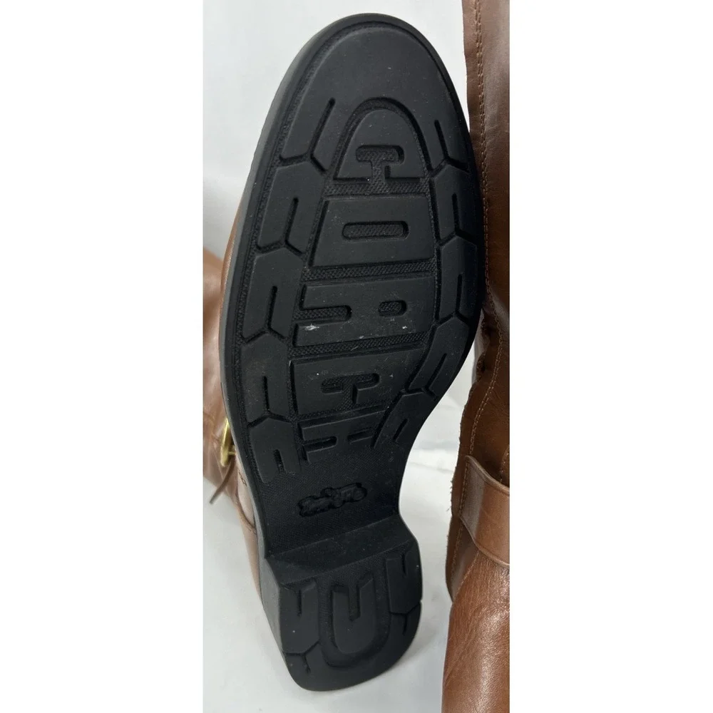 Coach Rory II Leather‎ Riding Boots Brown FG3096 Women's Size 6C